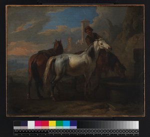 Lovak isznak a szökőkútnál, 1720 előtt