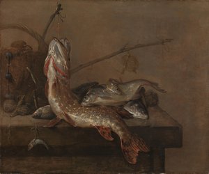 Csendélet halakkal alkotó: Pieter van Noort