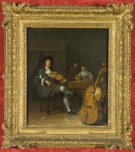 Zenei mulatság, 1675 körül (olaj, tábla)