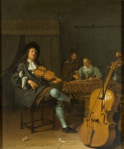 A Music Party, 1675 körül (olaj, panel)