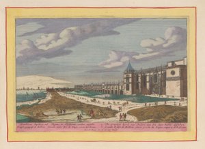Kilátás a belémi Jeromos-kolostorra Bellem gyönyörű temploma, a Tajo-n, Lisszabonon kívül (cím a tárgyon) Theatrum Hispaniae (...) (sorozat címe)