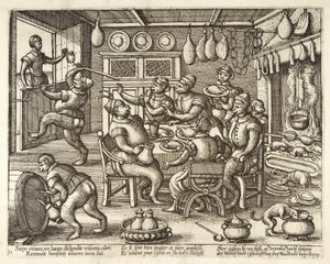 A Kövér konyha, kocsma. C. 1585