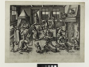 The Nursery, 1585 körül (rézkarc)