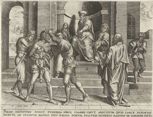 Keresztelő János bebörtönzése alkotó: Pieter van der Heyden
