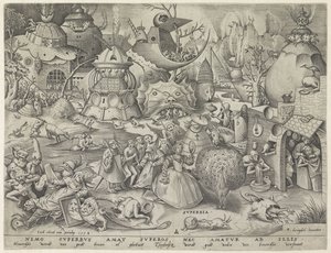 Büszkeség Superbia (cím a tárgyon) A hét halálos bűn (sorozat címe) alkotó: Pieter van der Heyden
