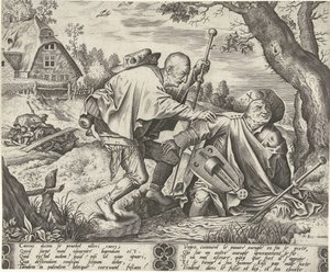 Példabeszéd a két vakról alkotó: Pieter van der Heyden