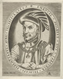 Emanuel Philibert, Savoyai herceg portréja Uralkodók portréi (sorozat címe) alkotó: Pieter van der Heyden