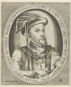Fülöp, Spanyolország királyának portréja Uralkodók portréi (sorozat címe) alkotó: Pieter van der Heyden