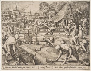 Tavaszi ver az évszakokból, 1570. alkotó: Pieter van der Heyden