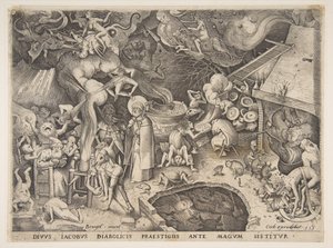 Szent Jakab és a mágus Hermogenész A mágus Hermogenész történetéből, 1565.