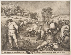 Nyári Aesták az Évszakok sorozatból, 1570. alkotó: Pieter van der Heyden