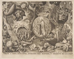 Krisztus leszállása a korlátok közé, 1551. alkotó: Pieter van der Heyden