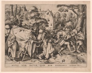 A piszkos menyasszony, avagy Mopsus és Nisa esküvője alkotó: Pieter van der Heyden