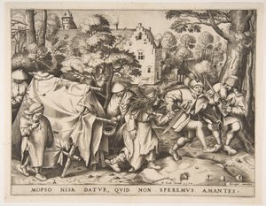 A piszkos menyasszony vagy Mopsus és Nisa házassága, 1570.