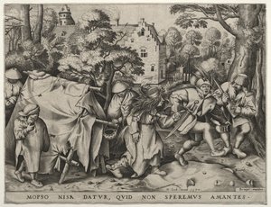 Mopsus és Nisa esküvője, 1570. alkotó: Pieter van der Heyden