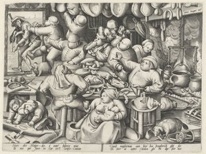 zsíros konyha Lean konyha és a zsíros konyha (sorozat címe) alkotó: Pieter van der Heyden
