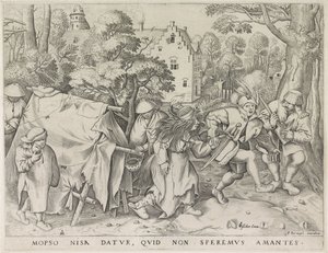 Vuile bruid of de burlift van Mopsus en Nisa (cím a tárgyon)