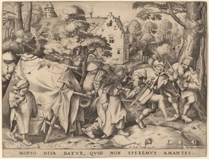 Mopsus és Nisa esküvője alkotó: Pieter van der Heyden after Pieter Bruegel the Elder