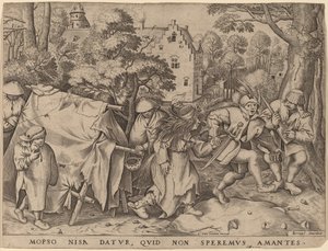 Mopsus és Nisa esküvője alkotó: Pieter van der Heyden after Pieter Bruegel the Elder