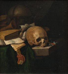 Vanitas csendélet alkotó: Pieter van der Willigen