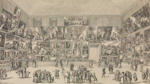 Kilátás az 1785-ös szalonra.