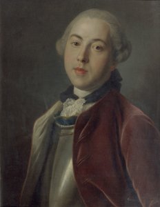 Alekszandr Mihajlovics Golicin gróf portréja alkotó: Pietro Antonio Rotari