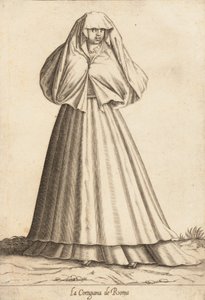 La Cortigiana de Roma Courtesan, kb. 1580. alkotó: Pietro Bertelli.