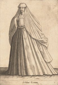 A római özvegy, kb. 1580. alkotó: Pietro Bertelli.