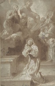 Krisztus és a Szűz Szent Ferencnek való megjelenése, 1562-1602.