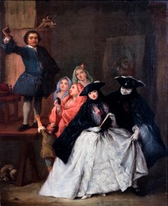 A sarlatán, 1757 körül (olaj, vászon) alkotó: Pietro Longhi
