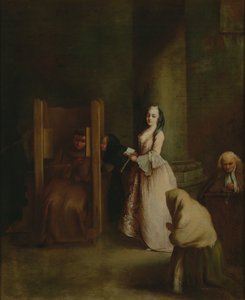 A hitvallás, 1750-es évek alkotó: Pietro Longhi