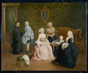 A családi koncert alkotó: Pietro Longhi