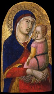 Madonna gyermekével, 1340 körül alkotó: Pietro Lorenzetti