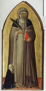 Beata Umilta életének poliptichonja (a Beata részlete) - Detrempe fán alkotó: Pietro Lorenzetti