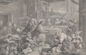 Krisztus, aki a vizet borrá változtatja a kánai menyegzőn, 1743-63.
