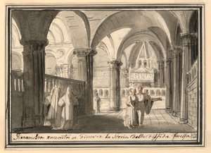 Színpadtervezés, templombelső alkotó: Pietro Narducci