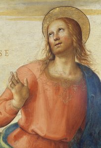 1496-1500, Perugino (körülbelül 1450-1523), freskó, Audience Hall, Collegio del Cambio (Változás Főiskola), Priors Palace, Perugia, Umbria, Olaszország alkotó: Pietro Perugino