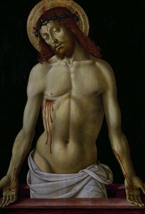 Krisztus Pietában, Perugino (1450 kb-1523), olaj, fa, 525x365 cm alkotó: Pietro Perugino