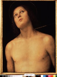 Szent Sebestyén alkotó: Pietro Perugino
