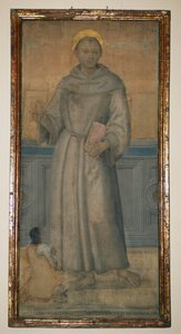 Páduai Szent Antal és Bartolomeo di Maraglia Perugiaiból, 1512 körül, Pietro Vannucci festette, Perugino néven ismert (kb. 1450-1523), Umbria, Olaszország alkotó: Pietro Perugino