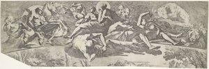 Az ősz allegóriája (fenti rész) alkotó: Pietro Testa
