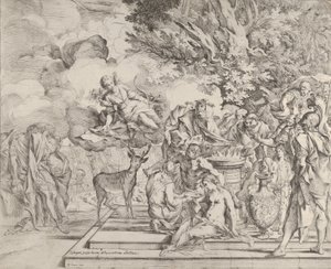 Iphigenia áldozata, kb. 1640-42. alkotó: Pietro Testa