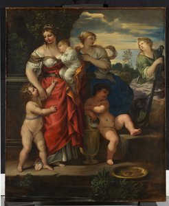 Hit, remény és szeretet, 1640 körül (olaj, vászon) alkotó: Pietro da Cortona
