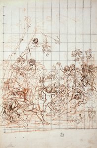 Tanulmány az aranykori freskóhoz alkotó: Pietro da Cortona