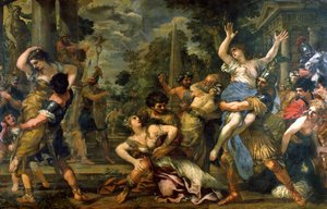 A szabinok megerőszakolása alkotó: Pietro da Cortona