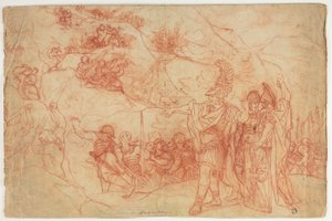 A római parancsnok támadást parancsol alkotó: Pietro da Cortona