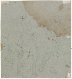 Vázlat Lót és lányai számára, 1600-as évek. alkotó: Pietro da Cortona