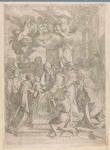 Krisztus bemutatása a templomban alkotó: Pietro del Po (attributed to)
