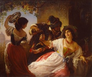 Októberi ünnepség Rómában, 1851