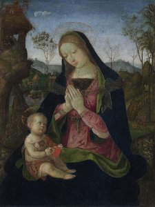 Szűz és gyermek, c. 1490-1500. alkotó: Pintoricchio